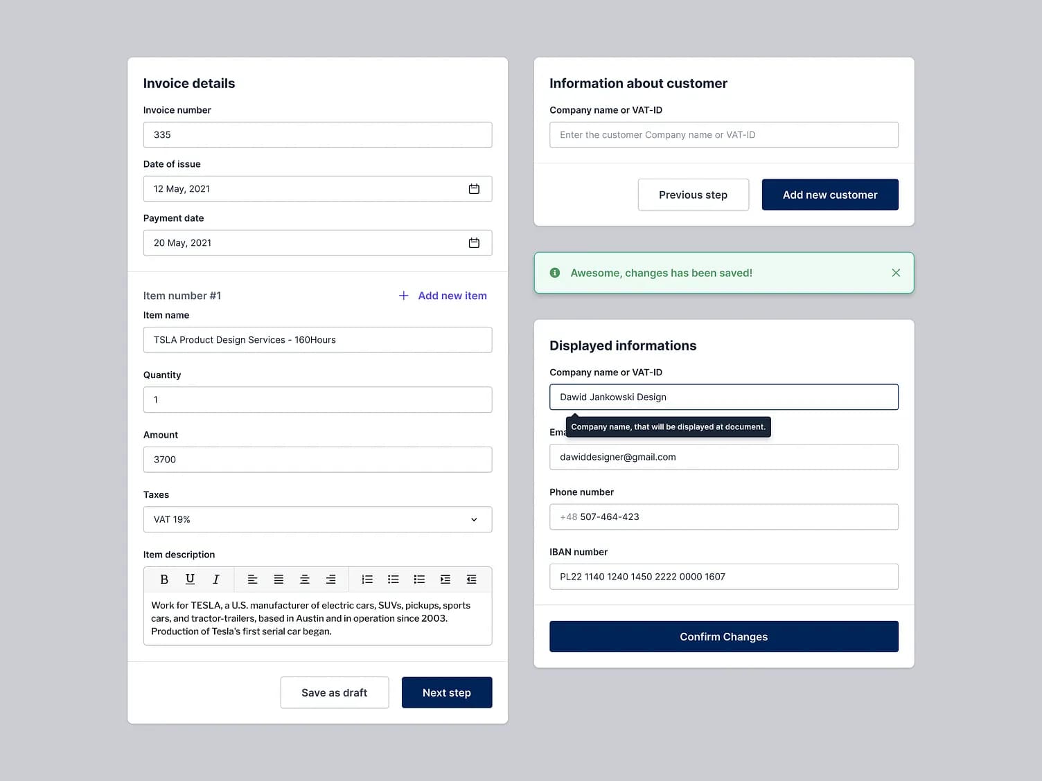 Invoicing Tools